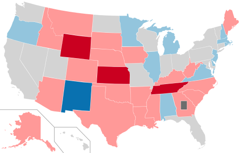 2020 Senate Election Map