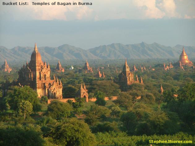 Temples of Bagan in Burma