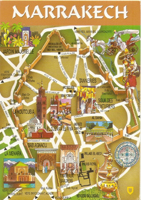 Stephen Bierer map of Marrakech